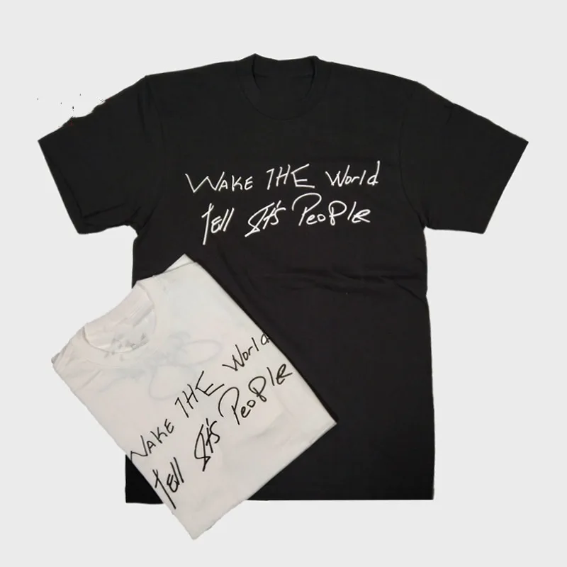 

19SS Wake The World Tee T Shirt Men Women Short Sleeve Hip Hop T-shirts