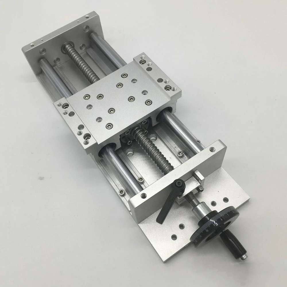 

Precision C7 Slide Linear Stage 500MM Stroke Heavy Load Manual Sliding Table With Handwheel Slide Linear Stage SFU1605