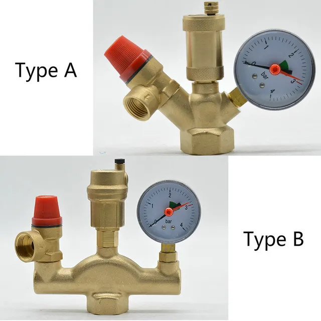 3 bar Boiler safety valve Pressure Relief Boiler Automatic Exhaust