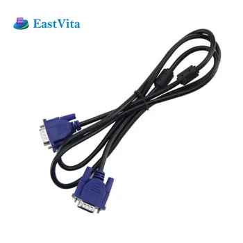 

1.5M 1.8M Black Blue VGA 15 Pin Male To Male Plug TV Laptop LCD PC Computer Monitor Cable Wire Lead Free Shipping R20