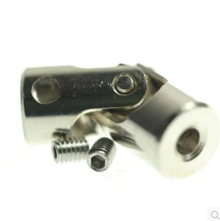 

2piece RC Car Boat Model parts Stainless Steel Universal Joint Coupling 3/3.17/4/5/6mm