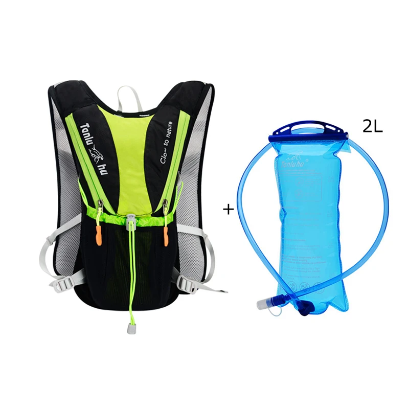 TANLUHU 675 Ultralight Outdoor Marathon Running Cycling Hiking Hydration Backpack Pack Vest Bag For 2L Water Bag Bladder Bottle - Цвет: 15