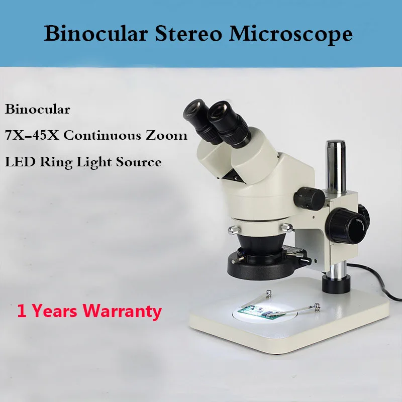 

Hotsale 1 Set EYESHOT Professional 7X~45X/10X-30X Binocular Stereo Continuous Zoom Microscope Free Shipping