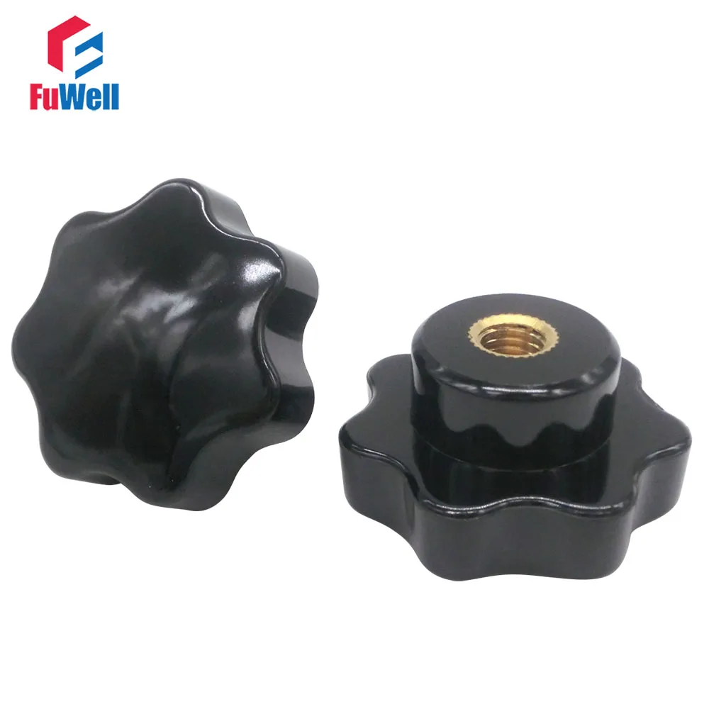 5 шт. M6/M8/M10/M12 звездочка бакелитовые затягивающие гайки для большого пальца ручка