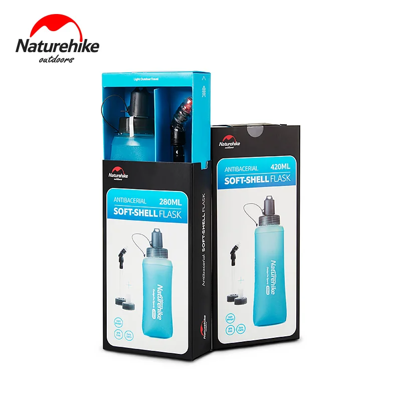 Naturehike NH17S028 B складной мягкий колба бутылка для воды BPA бесплатно бега Гидратация