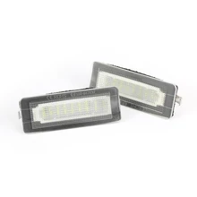 2 pezzi LED Numero di Targa Della Lampada Della Luce Senza Errori Per Benz Smart Fortwo Cabrio Coupe 450 451 W450 W453 auto Luce
