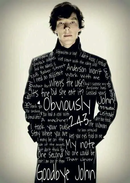 

N0469 Sherlock so3 BBC Detective Season 3 Hot TV Show Wall Sticker Silk Fabric Poster Art Indoor Decor Bright