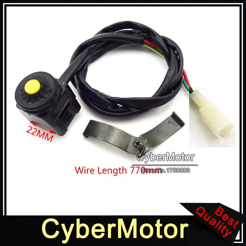 Motorcycle Electric Start Button Open Handle Switch For Chinese Pit Pro