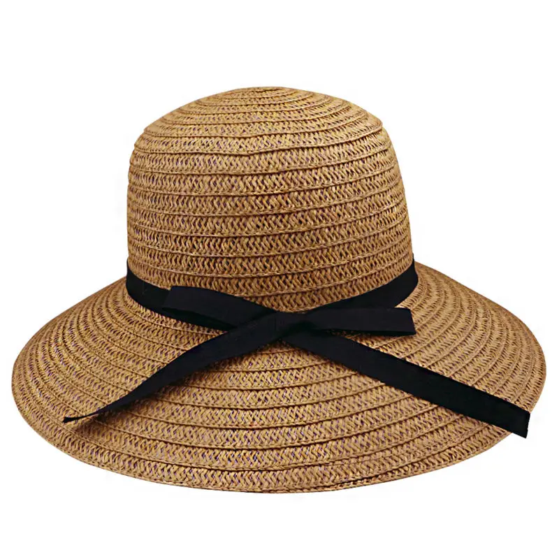 

2017 New Hot sale Women Raffia Hat Finshing Hat Straw Hat Trilby Hat 2 colours