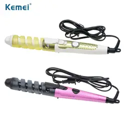 KEMEI KM-1026 щипцы для завивки Автоматическая волосы бигуди Турмалин Керамика электрическая спираль Керлинг бигуди ролик для укладки волос