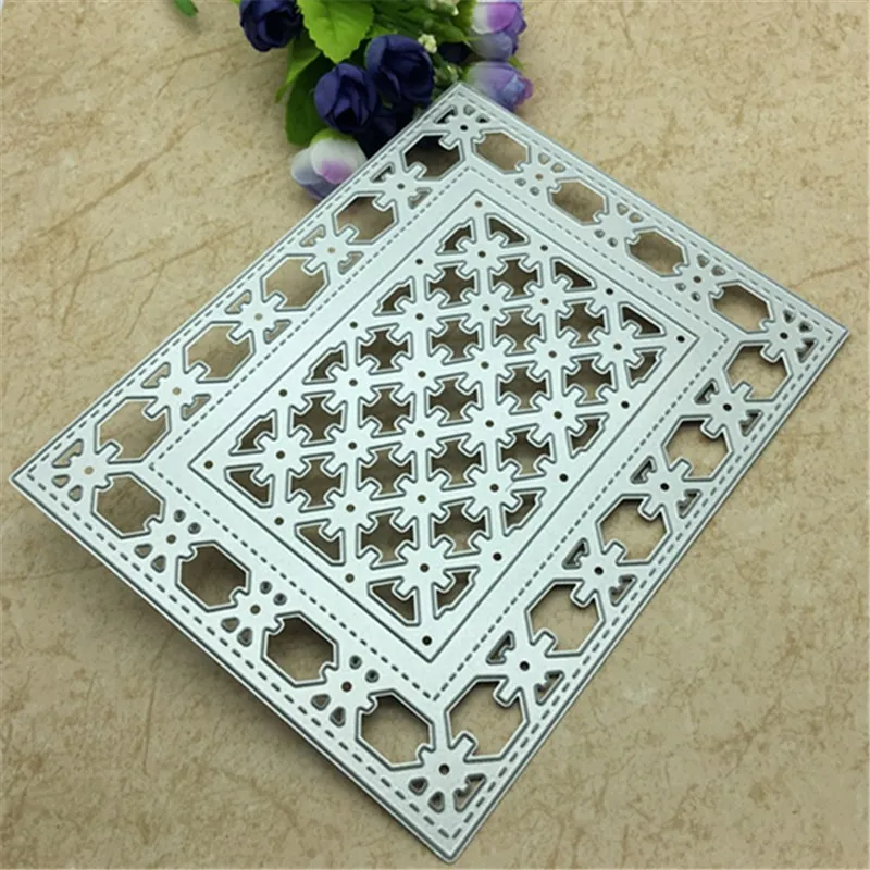 

Big Size Background Die Metal cutting dies frame craft cutting die embossing stencil for handmade Paper card making scrapbooking