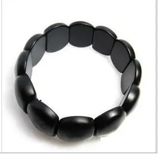 

Free shipping Guaranteed100% Natural Energy Stone/ Magic Health Bracelet /Black / improve sleep and reduce blood pressure