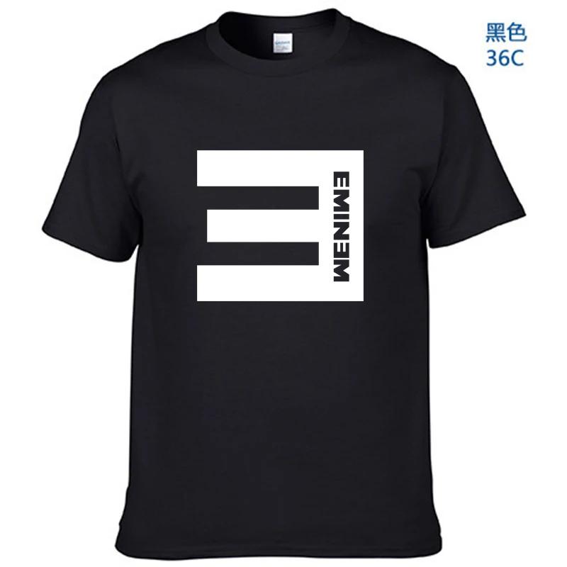 Модная брендовая одежда EMINEM Мужская футболка новинка 2018 летняя мужская Футболка