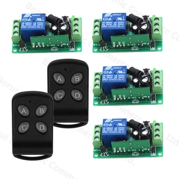 

Remote Control Switch DC 12V 1 CH 10A Relay Receiver Transmitter RF Wireless Switch Learning Light Lamp 315/433Mhz
