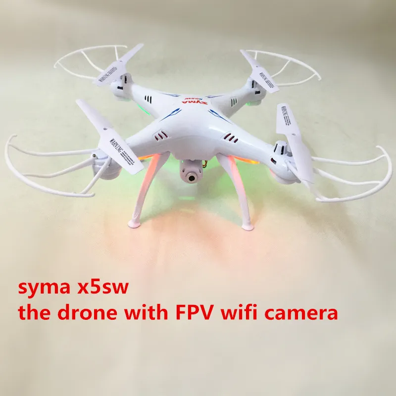 SYMA X5SW FPV Дроны с камерой hd 6 осевой Квадрокоптер Дрон Wi Fi видео в реальном времени