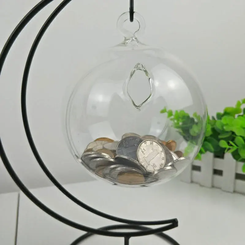 23-33 см прозрачные стеклянные тыквенные шарики копилка экономия денег Монета коробка для дома спальня украшения креативный подарок для детей