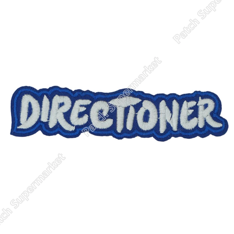 

1D DIRECTIONER One Direction Music Band Embroidered LOGO Iron On Patch Emo Goth Punk Rockabilly patchwork accessories clothes