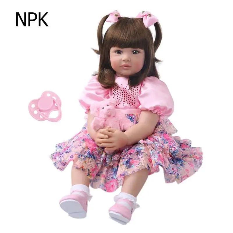 

Lifelike Vinyl Reborn Baby Doll Kids Soft Simulation Doll Toys Children Cute Sleeping Playmate Infant Educational Toys Gift
