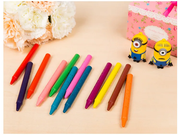 6 цветов нетоксичный карандаш съедобные Детские пальчиковые принадлежности для рисования в детском саду легко стирается развивающий Детский рисунок пинтура
