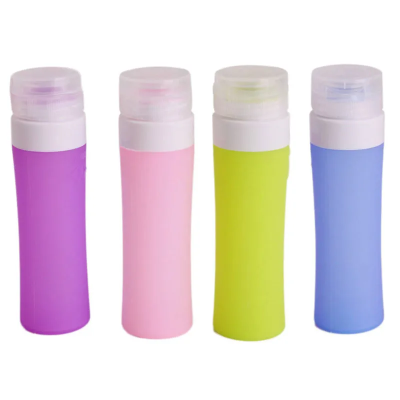 80ml Silicone Refillable Portable Mini Traveler Packing Bottle Storage
