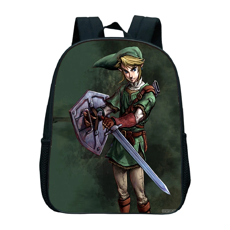 

Cute The Legend of Zelda Backpack Children Kids Bags Kindergarten Cute Beautiful Pattern Rucksack