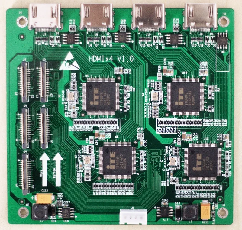 

IT6604 4xHDMI 1080P Video input sub board