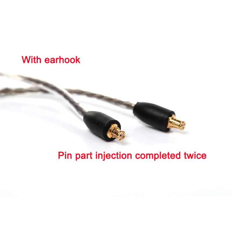 Обновленный Hi Fi кабель MMCX для наушников Shure SE215 SE535 SE846 SE425 ue900 4 жильный плетеный
