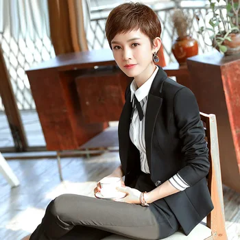 

Man's Woman Autumn And Winter 2017 New Pattern Fashion Thin Korea Correct Dress College Student Twinset Work Clothes