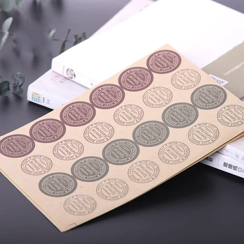 

240Pcs 2019 Hot Sale Vintage Special Selected Handmade Cake Packaging Sealing Label Kraft Sticker Baking DIY Gift Stickers M1046