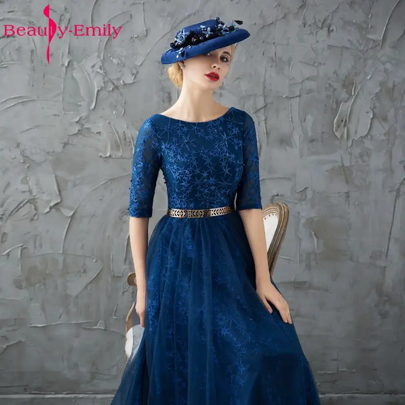 Beauty Emily Elegant Royal Blue A-Line Long Evening Dresses 2018 Short Sleeve Formal Party Prom Dresses Evening Gowns Beauty Emily Elegant Royal Blue A-Line Long Evening Dresses 2018 Short Sleeve Formal Party Prom Dresses Evening Gowns