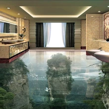 Beibehang обои для детской комнаты Фэн Клифф обои для украшения дома Гостиная Ванная комната 3D напольная плитка самоклеящаяся пленка