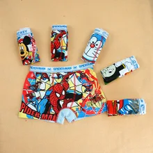 Лидер продаж для мальчиков по мотивам комикса «Человек-паук»; нижнее белье 6 шт./лот детское хлопковое нижнее белье детская одежда с рисунком из мультфильма боксеры для мальчика трусы, шорты, боксеры, одежда