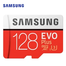 SAMSUNG microsd kart 256G 128GB 64GB 100mb/s'ye kadar Class10 U3 mikro SDXC sınıf EVO artı mikro SD kart hafıza kartı TF flaş araba