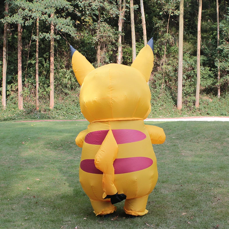 Pikachu Costume Pokemon Cosplay Inflatable Costume For Adults Outfit ...