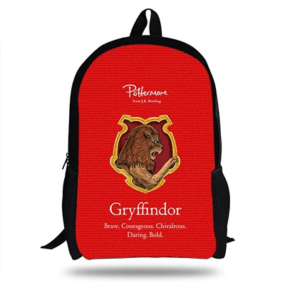 Harri Potter Hufflepuff Ravenclaw дизайнерская школьная сумка, рюкзак для студентов, школьная сумка, рюкзак для ноутбука, повседневный рюкзак, рюкзак - Цвет: A8001