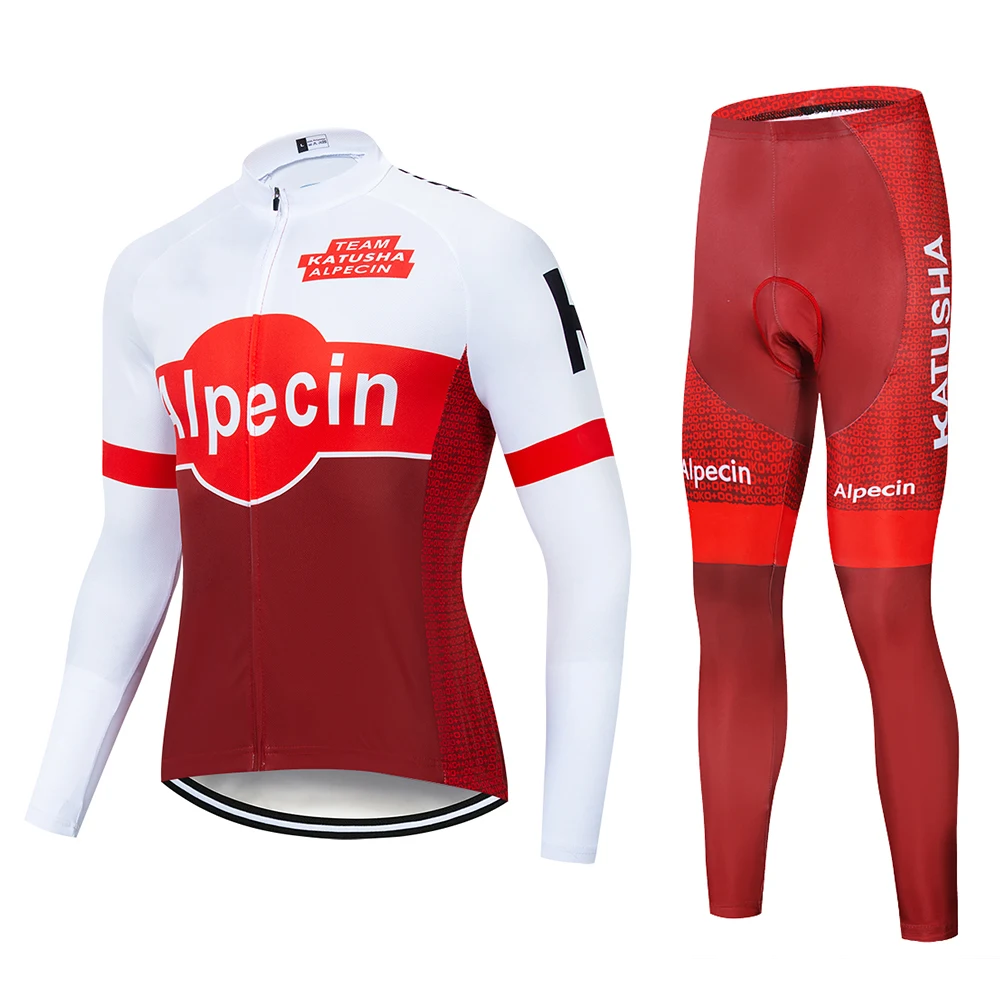 KATUSHA 2019 Весенняя легкая профессиональная команда с длинным рукавом Велоспорт