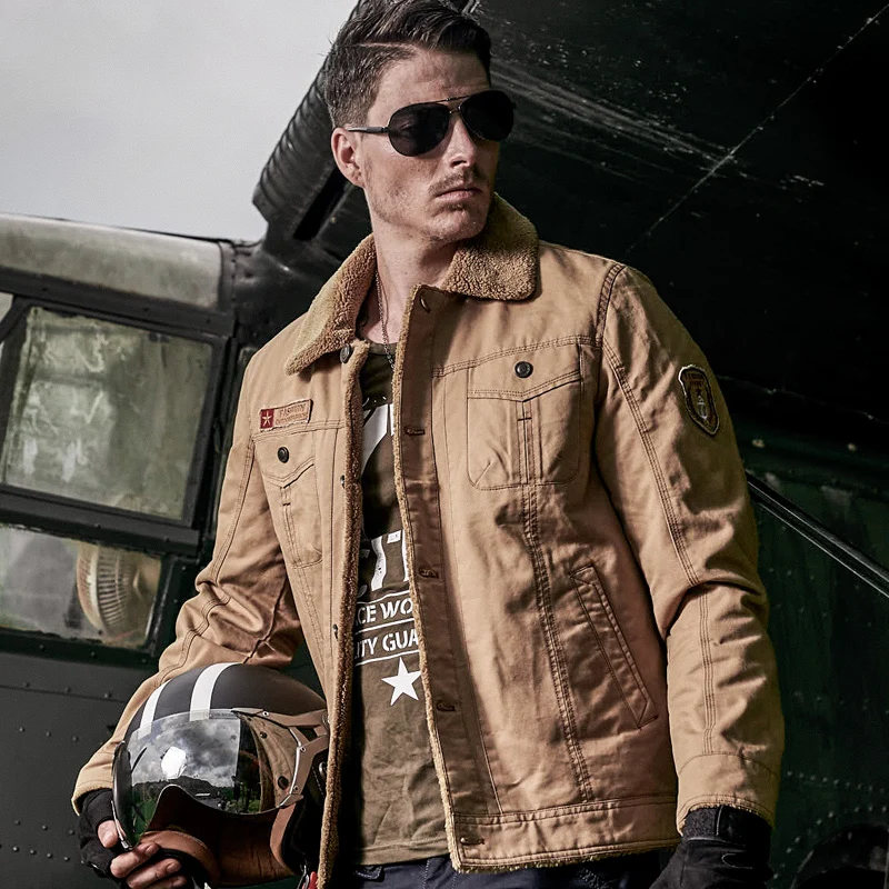 Billig 77 stadt Mörder Winter Bomber Jacken Männer Military Armee Oberbekleidung Taktische Jacken Männer Baumwolle Verdicken Pelz Kragen Pilot Jacke Mantel