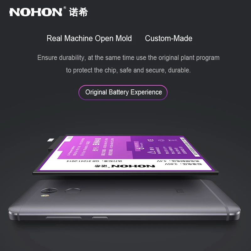 NOHON батарея для xiaomi redmi 4 6 Pro 3 3S 4X 4A 5A 5 Plus 2 BM47 BM4A BN30 BN34 BN35 BN40 BN42 BN44 BN47 BM41 Оригинальная
