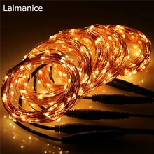 Quality 10M/20M/30M/50M Led Silver / Copper Wire 100/200/300/500 LED String Light Starry Lights for christmas wedding holiday Quality 10M/20M/30M/50M Led Silver / Copper Wire 100/200/300/500 LED String Light Starry Lights for christmas wedding holiday