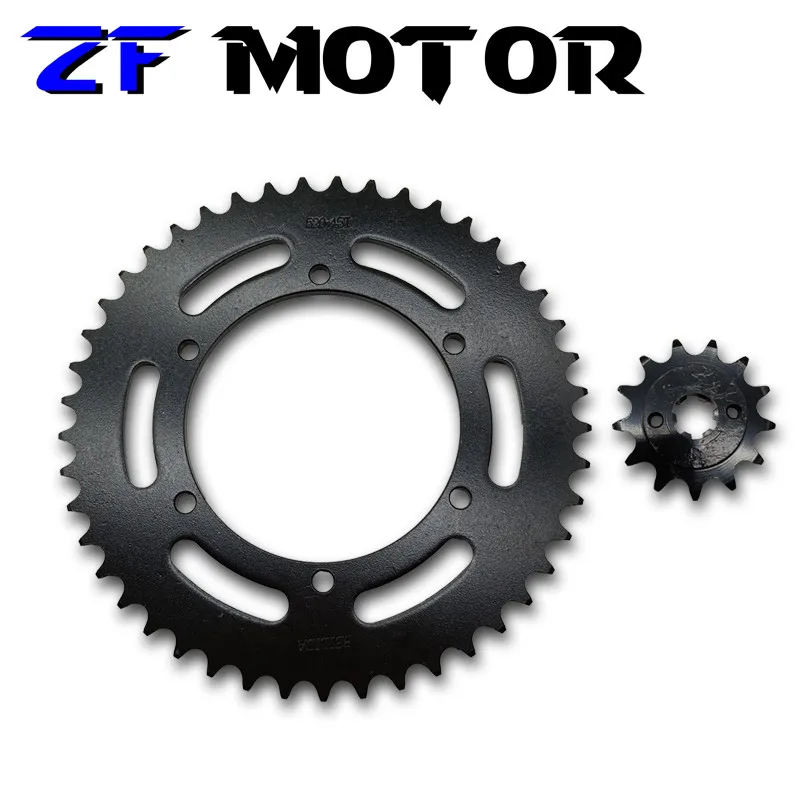 

Motorcycle Accessories A set Front and Rear Sprocket Chain For Yamaha FZR250 FZR 250 Small Ban