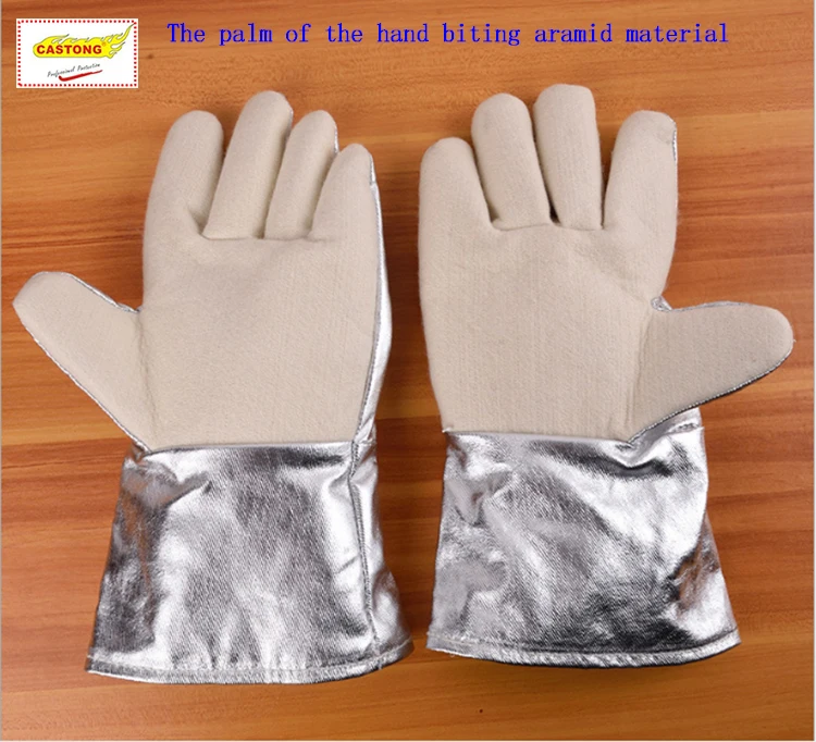 Casdong термостойкие перчатки из алюминиевой фольги 300 градусов|high temperature gloves|protective