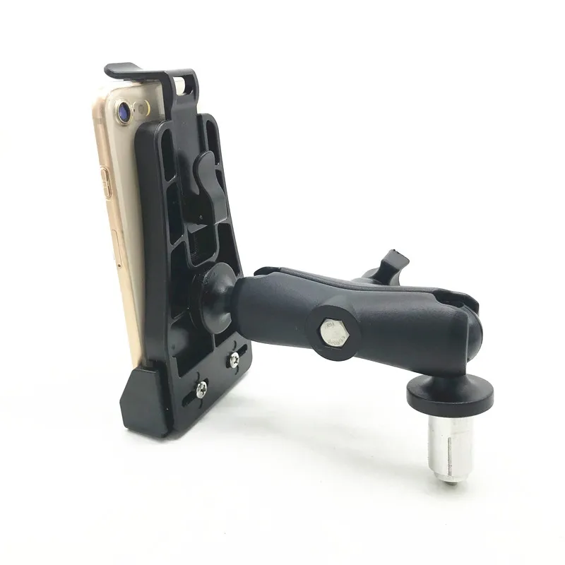 

Heavy Duty Fork Stem Mount with 1 inch ball Double Socket Arm Bike Motorcycle Mount Holder Kit Fits for Mobile phone ram mount