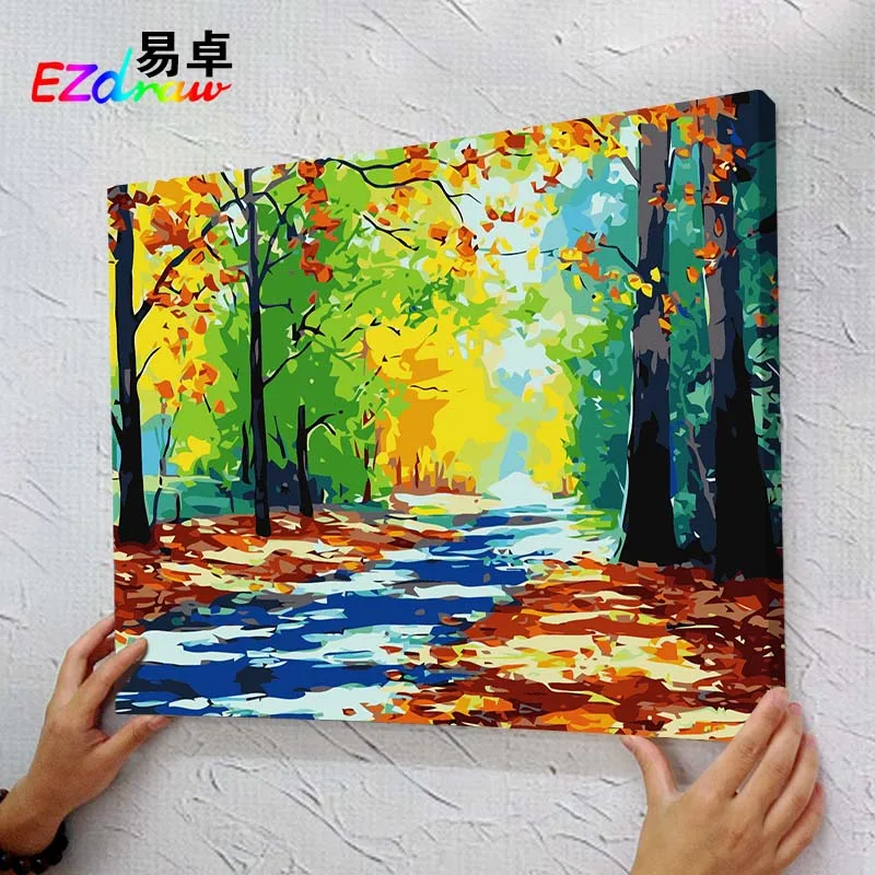 free shipping paintings paint by number acrylic painting oil