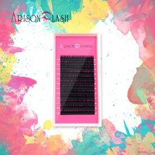 1 лотки завиток C D смешанные ресницы, натуральная норка наращивание ресниц Поддельные Накладные макияж ресниц ресницы