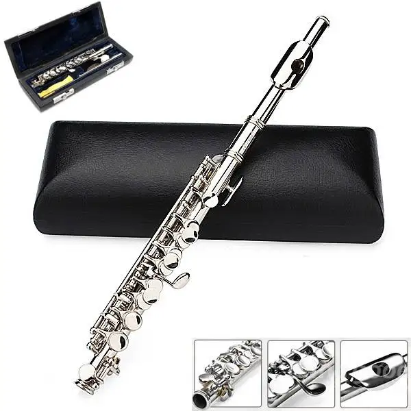 Buy LADE Silver Plated C Piccolo Flute With Case