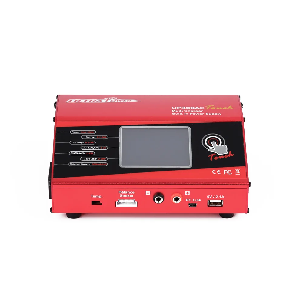 JIMI Ultra Power UP300AC Touch 300W LiIo//LiPo//LiFe//NiMH//NiCD Battery Touch Screen Charger//Discharger