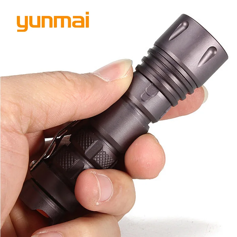 

High Power 2000LM NEW XPE-Q5 LED Mini Flashlight Camping Torch Lamps 3 Modes light for 1x14500 or 1xAA[SK72]