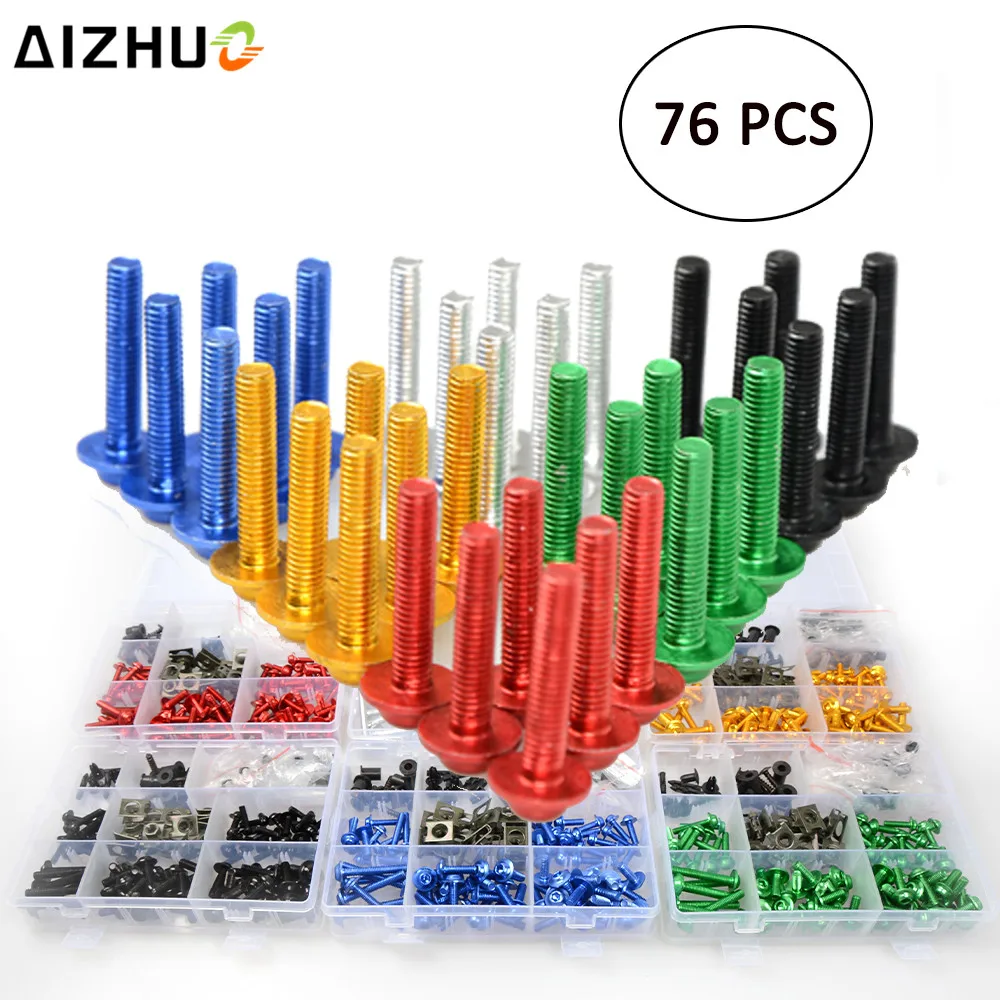 Motorcycle Fairing Body Bolts Screw Spring Nuts FOR  390  RC390 250 690  690  R 990 SM 950 SM 690 SMC SMCR