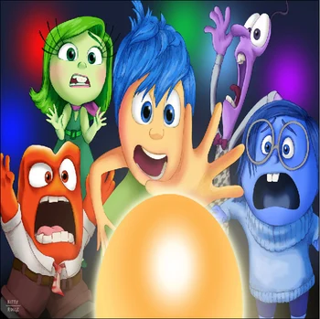 

8x8FT Inside Out Riley Joy Anger Sadness Fear Disgust Kids Custom Photography Studio Background Backdrop Vinyl 240cm x 240cm