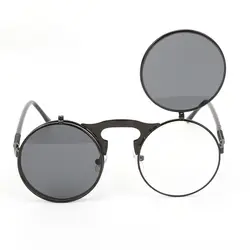 Винтажные Солнцезащитные очки в стиле стимпанк, круглые дизайнерские металлические женские солнцезащитные очки с покрытием в стиле ретро